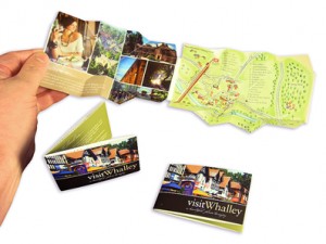 Bursting with Information   - The credit-card sized visitor guide format 